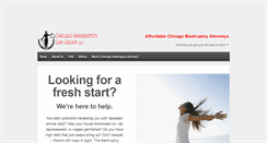Desktop Screenshot of chicagobankruptcylawgroup.com